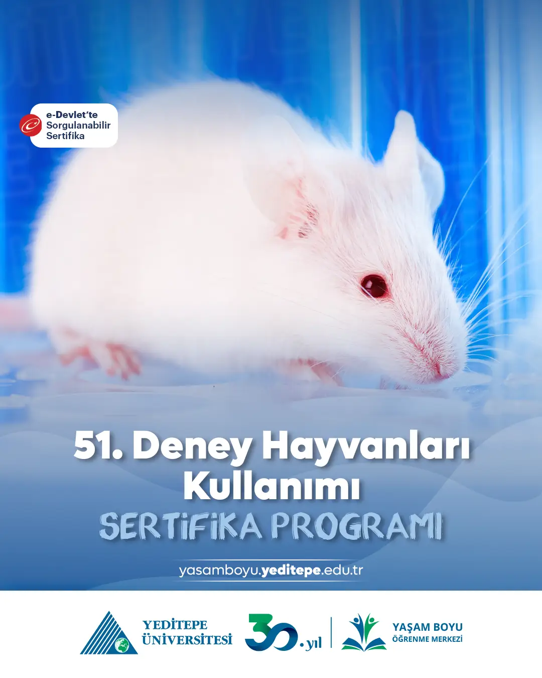51. Deney Hayvanları Kullanımı Sertifika Programı 