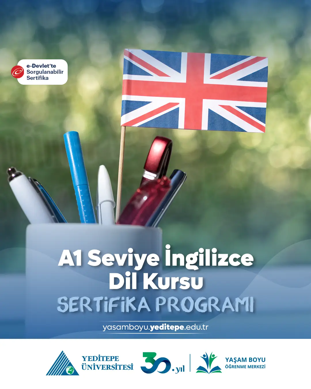 A1 Seviye İngilizce Dil Kursu Sertifika Programı