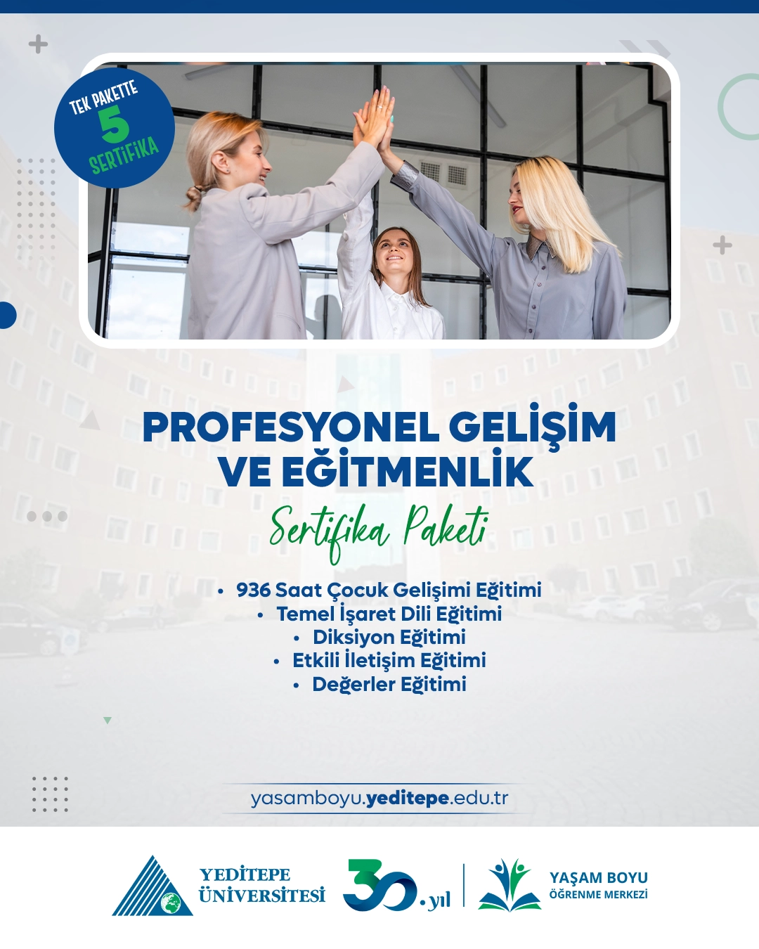  Profesyonel Gelişim ve Eğitmenlik Eğitim Paketi