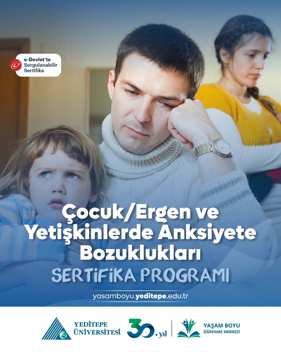 Çocuk, Ergen ve Yetişkinlerde Anksiyete Bozuklukları