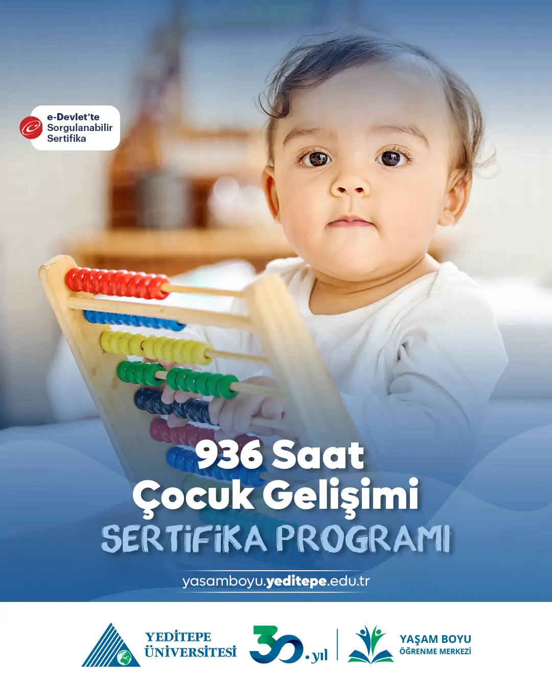 936 Saat Çocuk Gelişimi Sertifika Programı