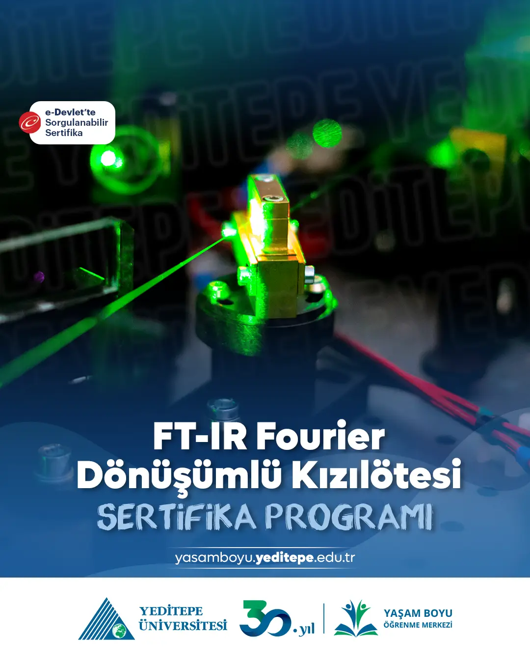 FT-IR Fourier Dönüşümlü Kızılötesi Sertifika Programı