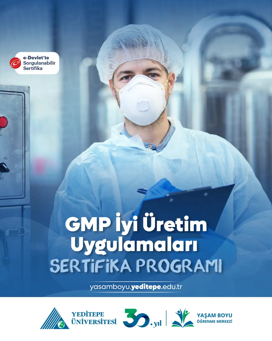 GMP İyi Üretim Uygulamaları Sertifika Programı