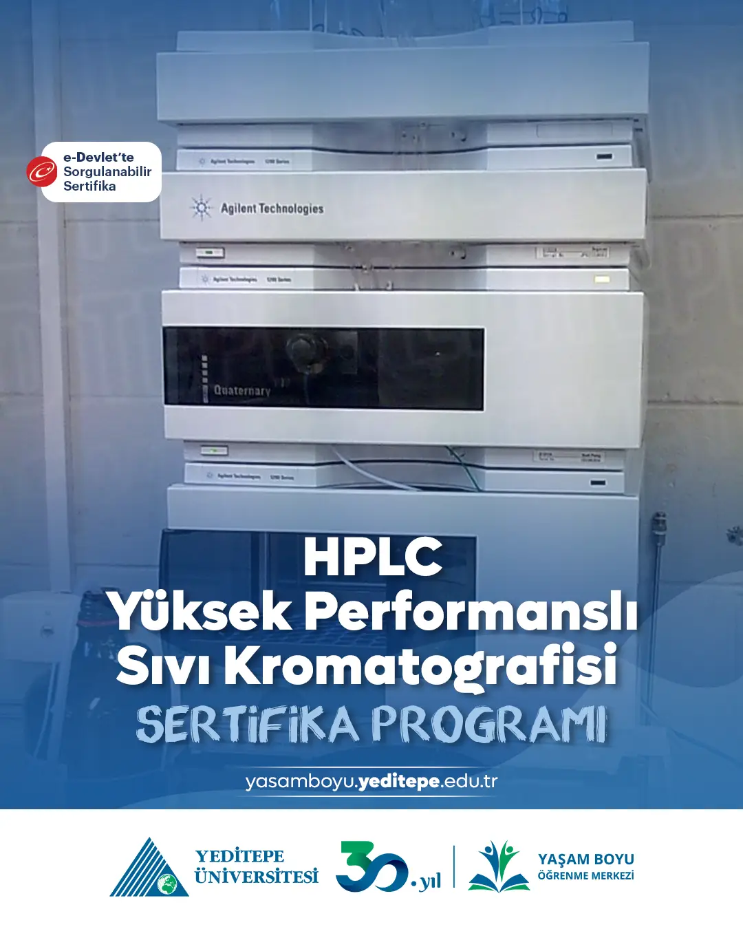 HPLC - Yüksek Performanslı Sıvı Kromatografisi Sertifika Programı