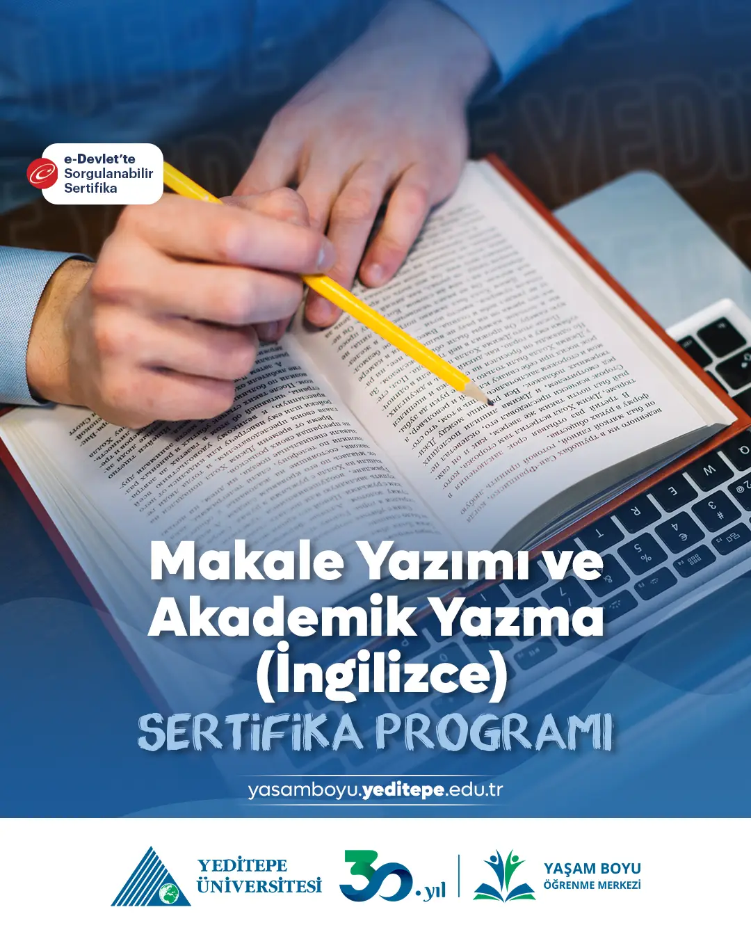 Makale Yazımı Ve Akademik Yazma Sertifika Programı (İngilizce)