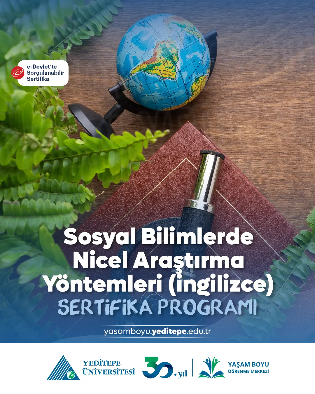 Sosyal Bilimlerde Nicel Araştırma Yöntemleri Sertifika Programı - İngilizce