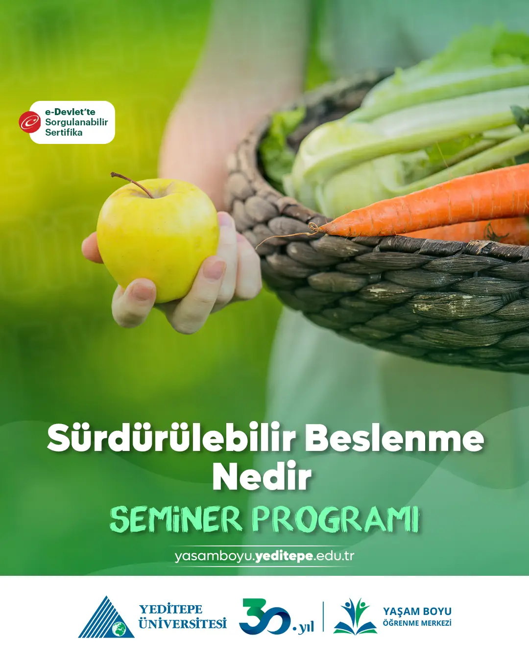 Sürdürülebilir Beslenme Nedir Semineri